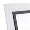 Fotolijsten Wit Zwart Kristal polyestyreen 20 x 15 cm 15 x 20 cm 27 X 1,5 X 22 CM