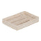 Bestekmand Wit Bamboe Rotan 34 x 24 x 6 cm