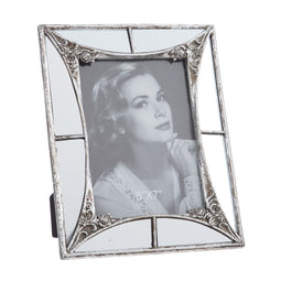 Fotolijsten Zilverkleurig Kristal Polyresin 13 x 18 cm 19,8 X 2,1 X 24,8 CM
