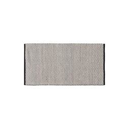 Tapijt Wit Zwart 80 x 150 x 1 cm