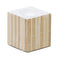 Kaarshouder Beige Bamboe Hout MDF 10,5 x 10,5 x 10,5 cm