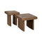 Hoofdtafel Bruin Mangohout 60 x 60 x 45 cm