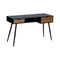 Meubelset ORLEANS Zwart Natuurlijk 120 x 45 x 73 cm