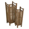 Paraplu Natuurlijk 24,5 x 24,5 x 62 cm (2 Stuks)