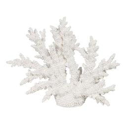 Decoratieve figuren Wit Hars Koraal 34 X 13 X 27 CM