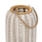 Lykta Beige Natuurlijk Bamboe Kristal 25 x 25 x 45 cm