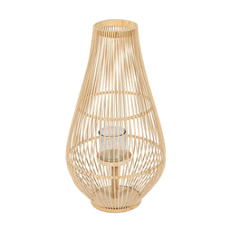 Lykta Natuurlijk Bamboe Kristal 35 x 35 x 66 cm