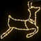 Kerstverlichting rendier silhouet 2 st 35 LED's warm wit