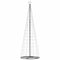 Lichtkegel 550 meerkleurige LED's 304 cm