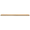 Vensterbanken 2 st onbehandeld 140x20x2 cm massief eikenhout
