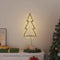 Kerstverlichting kerstboom silhouet 80 LEDs warm wit