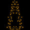 Kerstverlichting kerstboom silhouet 80 LEDs warm wit