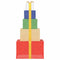 Kerstdecoratie geschenkdoos 250 LED's warm wit