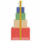 Kerstdecoratie geschenkdoos 250 LED's warm wit