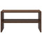Schoenenrek stapelbaar 60x30x30,5 cm bruin eikenkleur