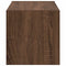 Schoenenrek stapelbaar 60x30x30,5 cm bruin eikenkleur