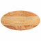Tafelblad 80x40x4 cm ovaal massief eikenhout lichtbruin