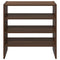 Schoenenrekken 2 st stapelbaar 60x30x30,5 cm bruin eikenkleur