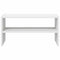 Schoenenrek stapelbaar 60x30x30,5 cm wit