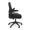 Bureaustoel ergonomisch - zwart - 102-112x61 cm - verstelbare armleuningen