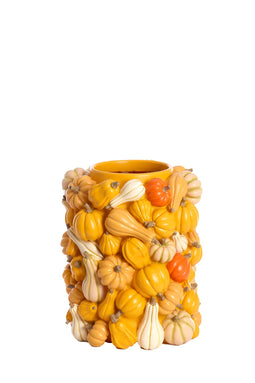Light&living Vaas deco Ø27,5x33 cm PUMPKIN geel