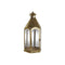 Kaarshouder Home ESPRIT Gouden Metaal Kristal 23 x 23 x 48 cm
