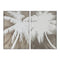 Schilderij Home ESPRIT Wit Beige Palmen Mediterrane 83 x 4 x 123 cm (2 Stuks)
