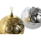 Kerstballen Home ESPRIT Gouden Zilverkleurig PVC 20 x 10 x 30 cm (2 Stuks)