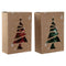 Kerstballen Home ESPRIT Rood Groen PVC 20 x 10 x 30 cm (2 Stuks)