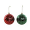 Kerstballen Home ESPRIT Rood Groen PVC 20 x 10 x 30 cm (2 Stuks)