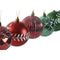 Kerstballen Home ESPRIT Rood Groen PVC 16 x 16 x 24 cm (2 Stuks)
