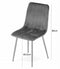 Eetstoelen - 2 stuks - beige - 86x45x55 cm - velours