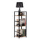 Boekenrek - 3 planken - 80x29x23.5 cm - MDF + metaal