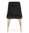 Eetstoelen - 2 stuks - zwart - 88x49,5x55,5 cm