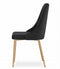 Eetstoelen - 2 stuks - zwart - 88x49,5x55,5 cm