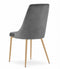 Eetstoelen - 3 stuks - donkergrijs - 88x49.5x55.5 cm