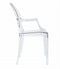Transparante stoel - 2 stuks - polycarbonaat - stapelbaar