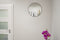 Ronde spiegel zwart - 50 cm diameter - gepoedercoat metaal - inclusief ophangset