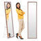 Spiegel staand - aluminium frame - 37x30x147 cm - antislip poten