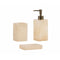 Zeepschaal Alexandra House Living Beige Roze Polyresin 9 x 2 x 13 cm