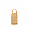 Kaarshouder Alexandra House Living Natuurlijk Glas Bamboe 20 x 30 x 20 cm