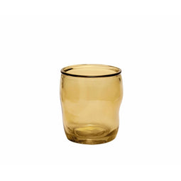 Tandenborstelhouder Alexandra House Living Geel Glas 8 x 10 x 8 cm