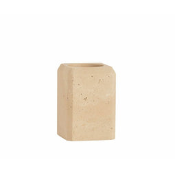 Tandenborstelhouder Alexandra House Living Beige Steen 7 x 11 x 7 cm