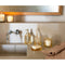 Tandenborstelhouder Alexandra House Living Geel Kristal 8 x 10 x 8 cm