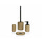 Tandenborstelhouder Alexandra House Living Beige Ekträ 7 x 11 x 7 cm