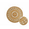 Tapijt Alexandra House Living Beige Jute 120 x 1 x 120 cm