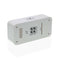 Wekker Versa Wit Metaal 3,9 x 6,5 x 13,4 cm