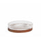 Zeepschaal Alexandra House Living Transparant Hout Kristal 14 x 3 x 9 cm