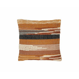 Kussen Alexandra House Living ASHA Wit Bruin Zwart Beige Katoen 45 x 1 x 45 cm
