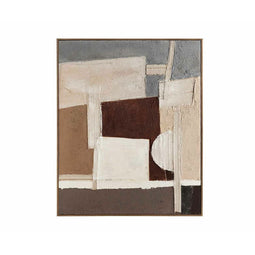 Schilderij Alexandra House Living Palmira Multicolour Abstract 100 x 1 x 80 cm